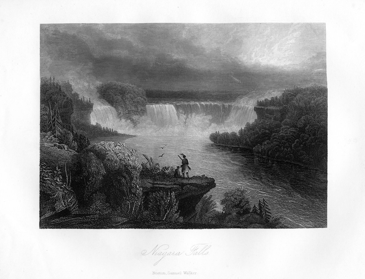 Niagara Falls, 1855 door Unbekannt