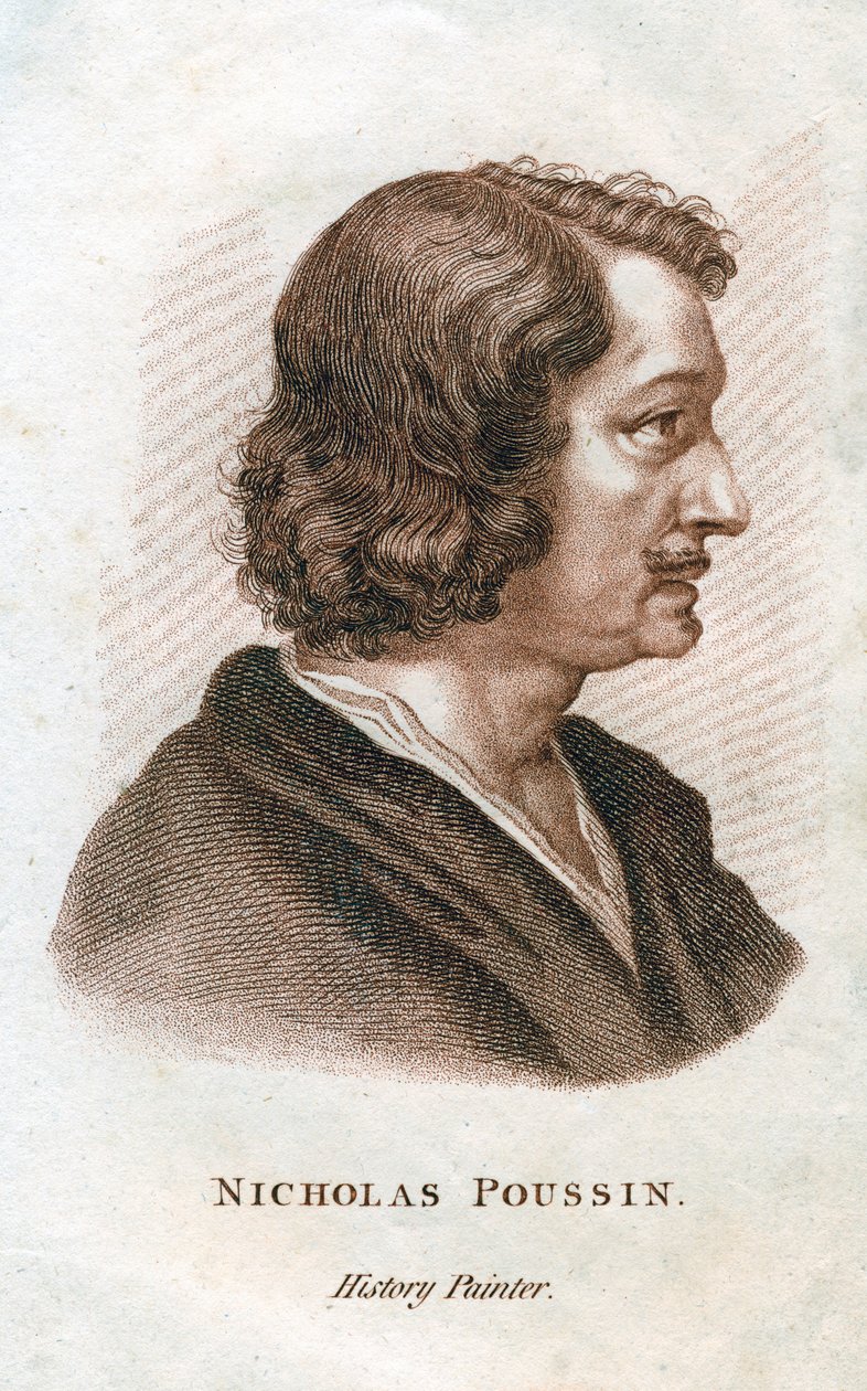Nicolas Poussin, Franse klassieke schilder, 19e eeuw door Unbekannt