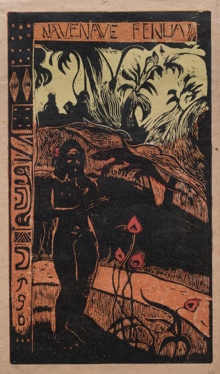 Noa Noa: Nave Nave Fenua Geurige Eiland, 1893-1894 door Unbekannt