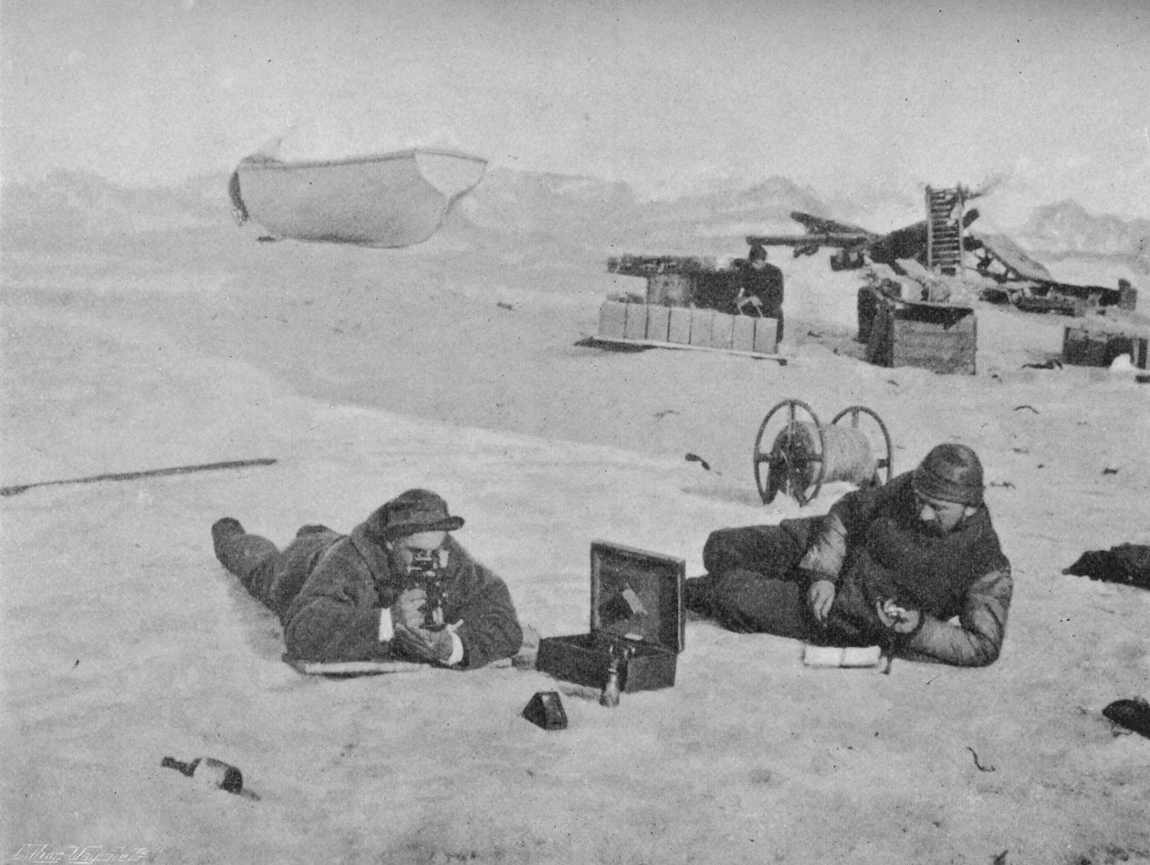 Observatie met Sextant en Kunstmatige Horizon, Juli 1895, 1897 door Unbekannt