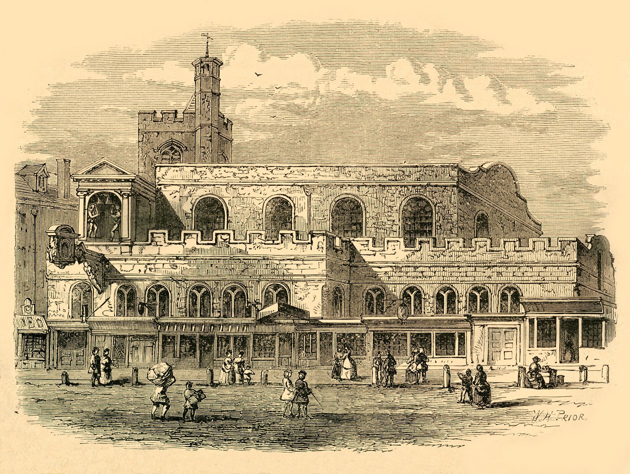 Oude St. Dunstans Kerk, 1814, 1897 door Unbekannt