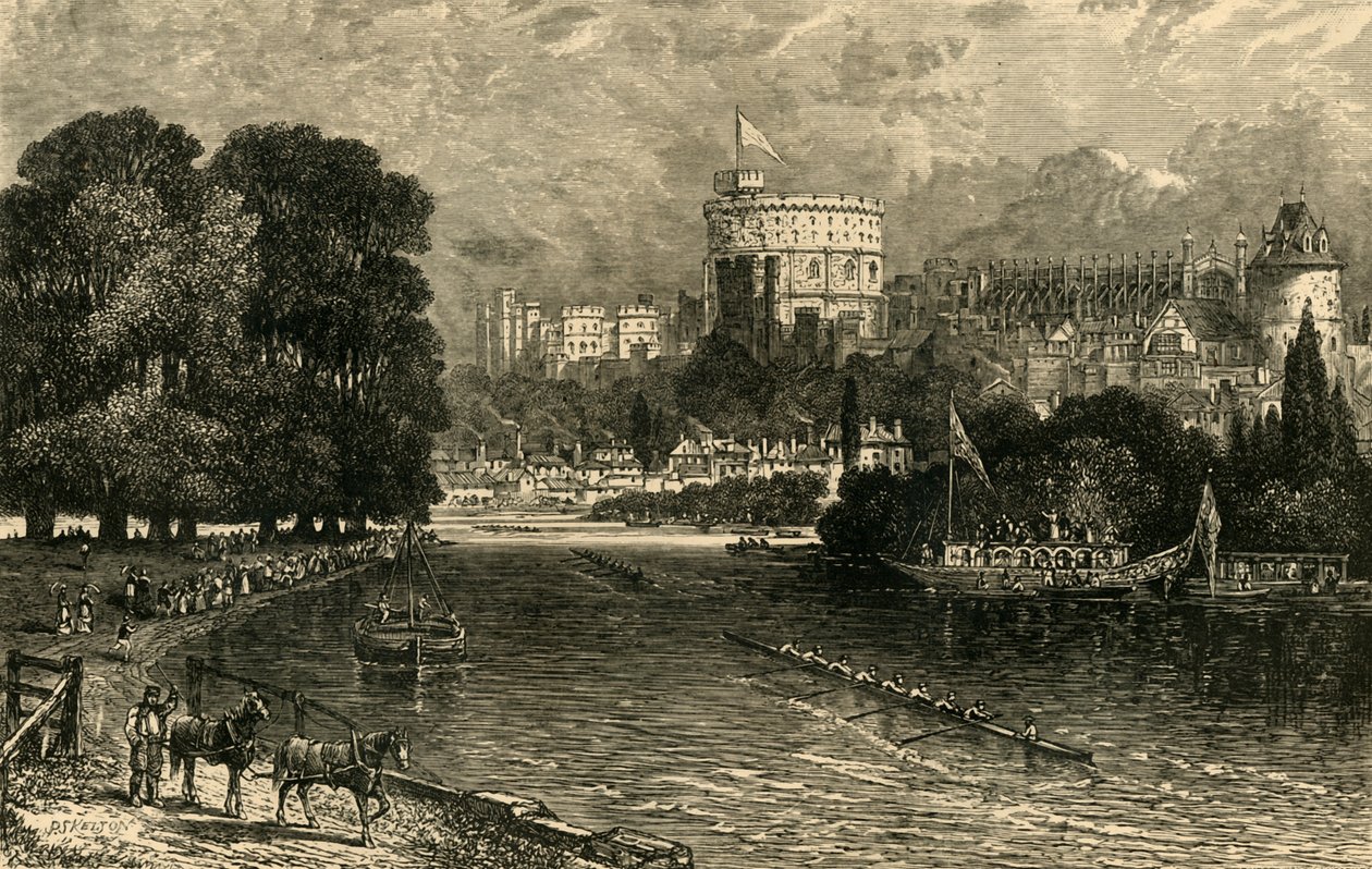 Oude Windsor, 4 juni 1881 door Unbekannt