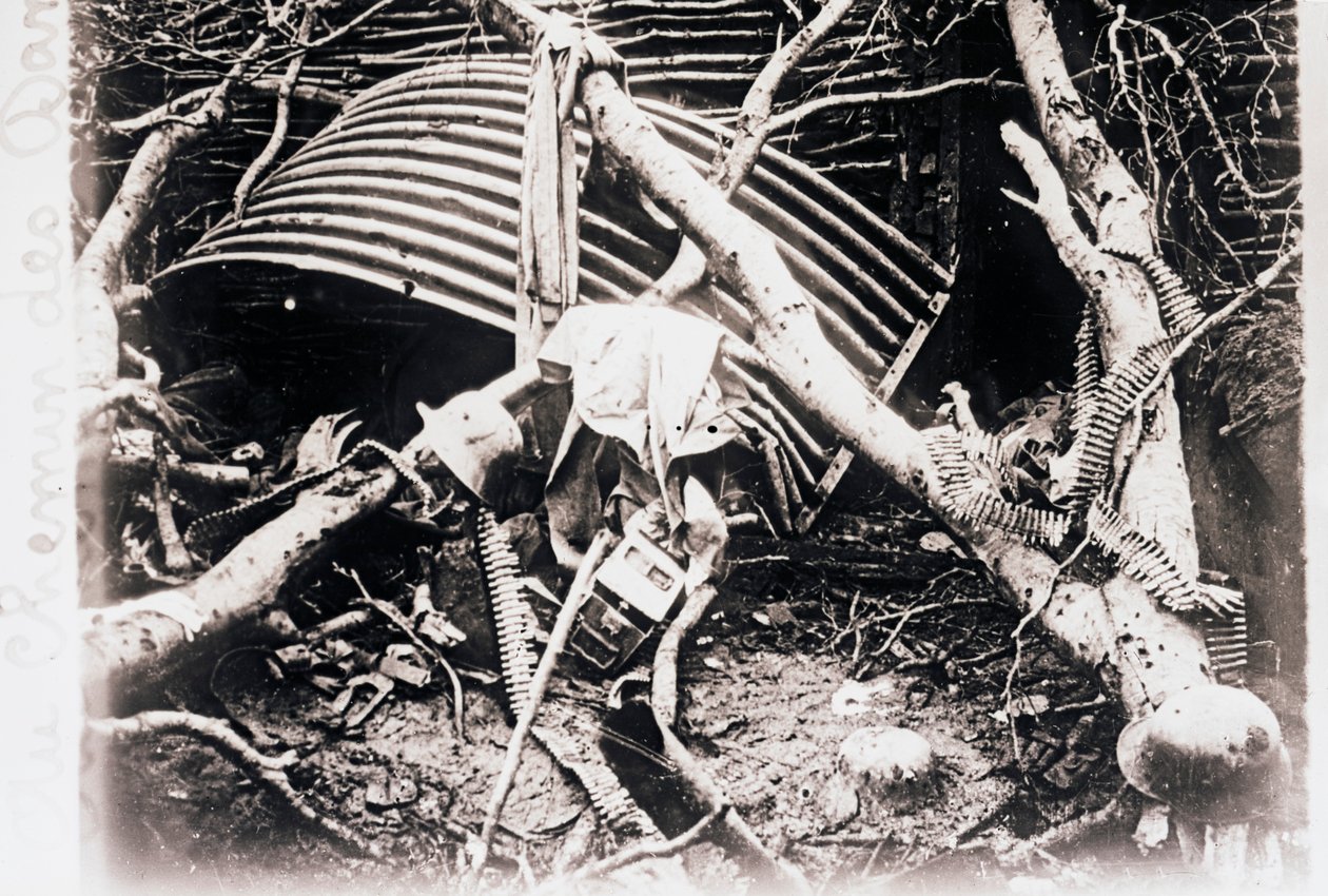 Op de Chemin des Dames, Noord-Frankrijk, ca. 1914-1918 door Unbekannt