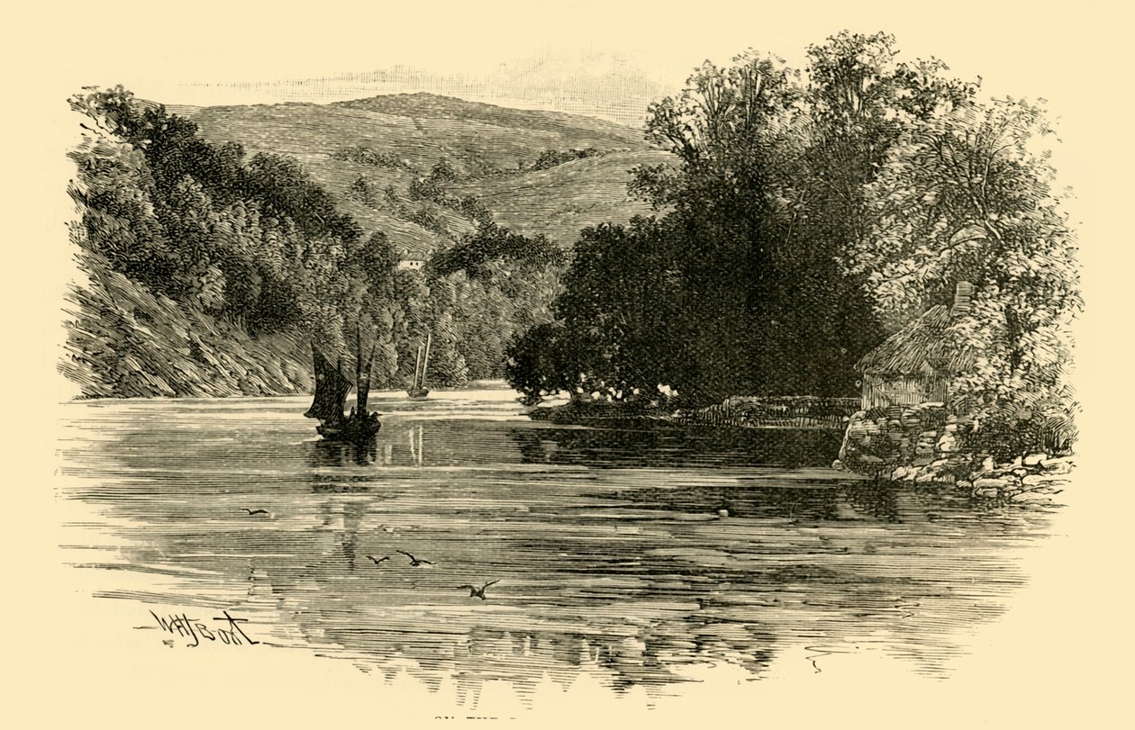 Op de Dart bij Waynfleet, 1898 door Unbekannt