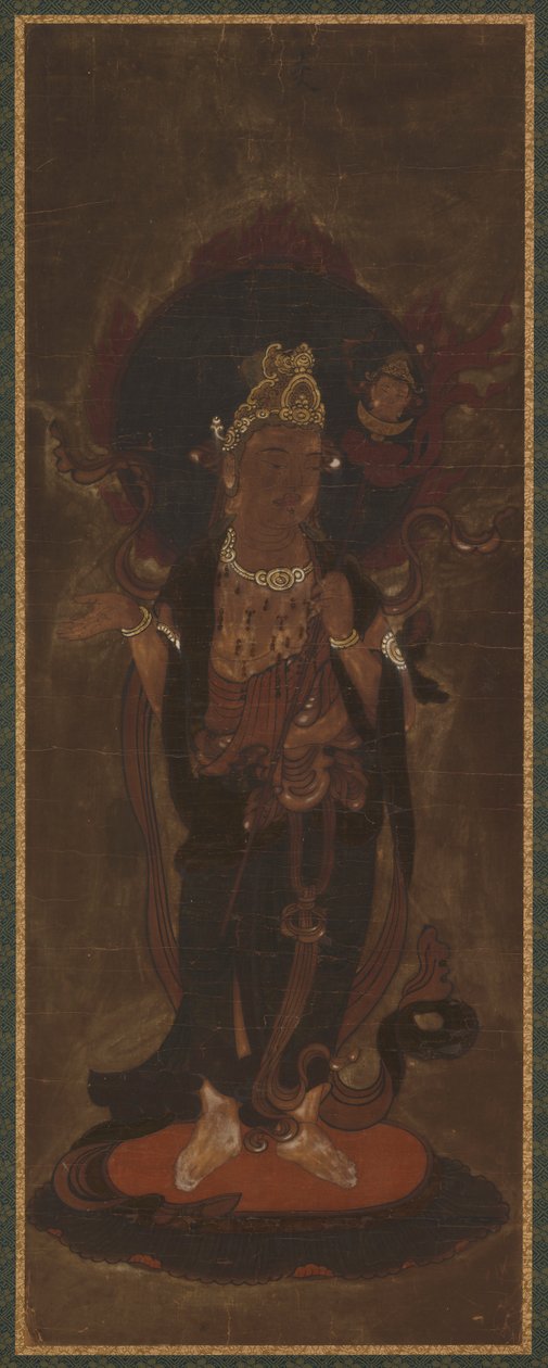 Een van de twaalf deva: Emma-ten Yama of Suyama-deva, laat 15e-begin 16e eeuw door Unbekannt