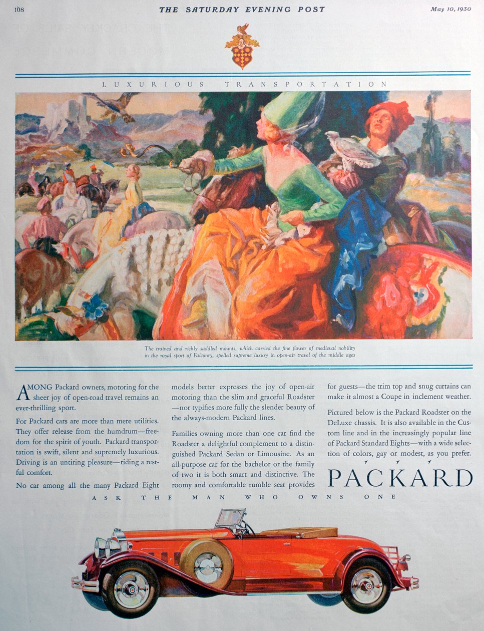 Packard auto advertentie door Unbekannt