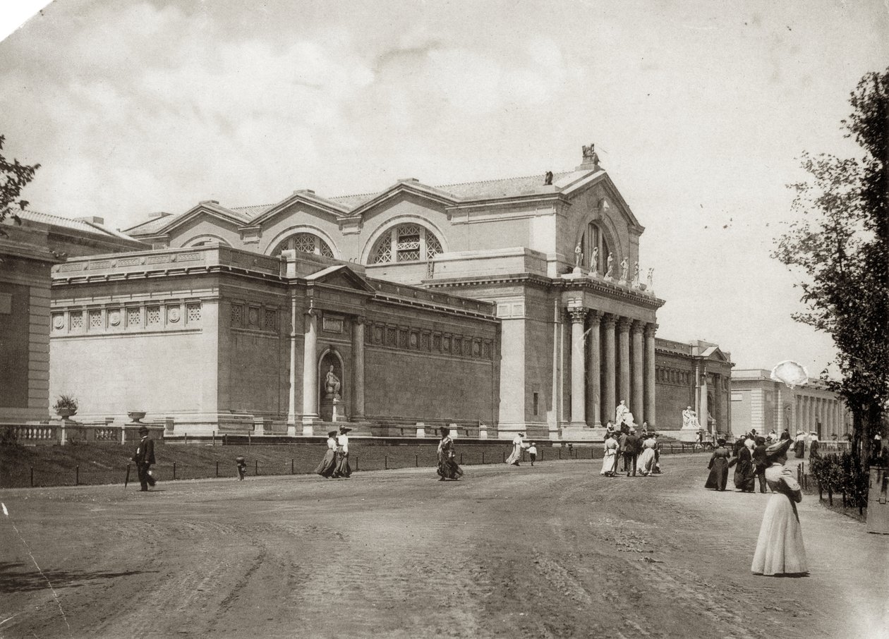 Paleis van Kunst op de Wereldtentoonstelling van 1904 door Unbekannt