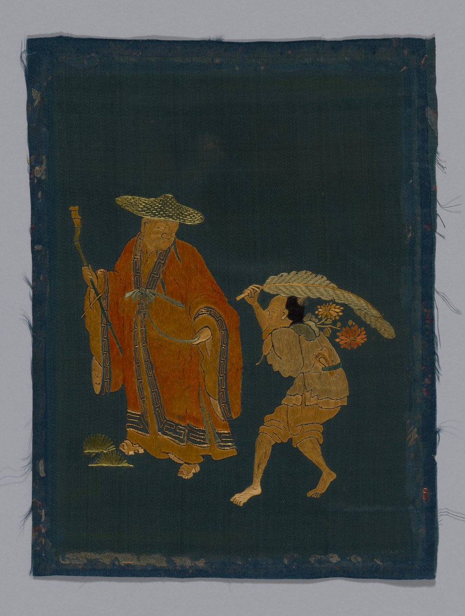 Paneel Meubelstof, China, Kangxi Periode, Qing-dynastie door Unbekannt