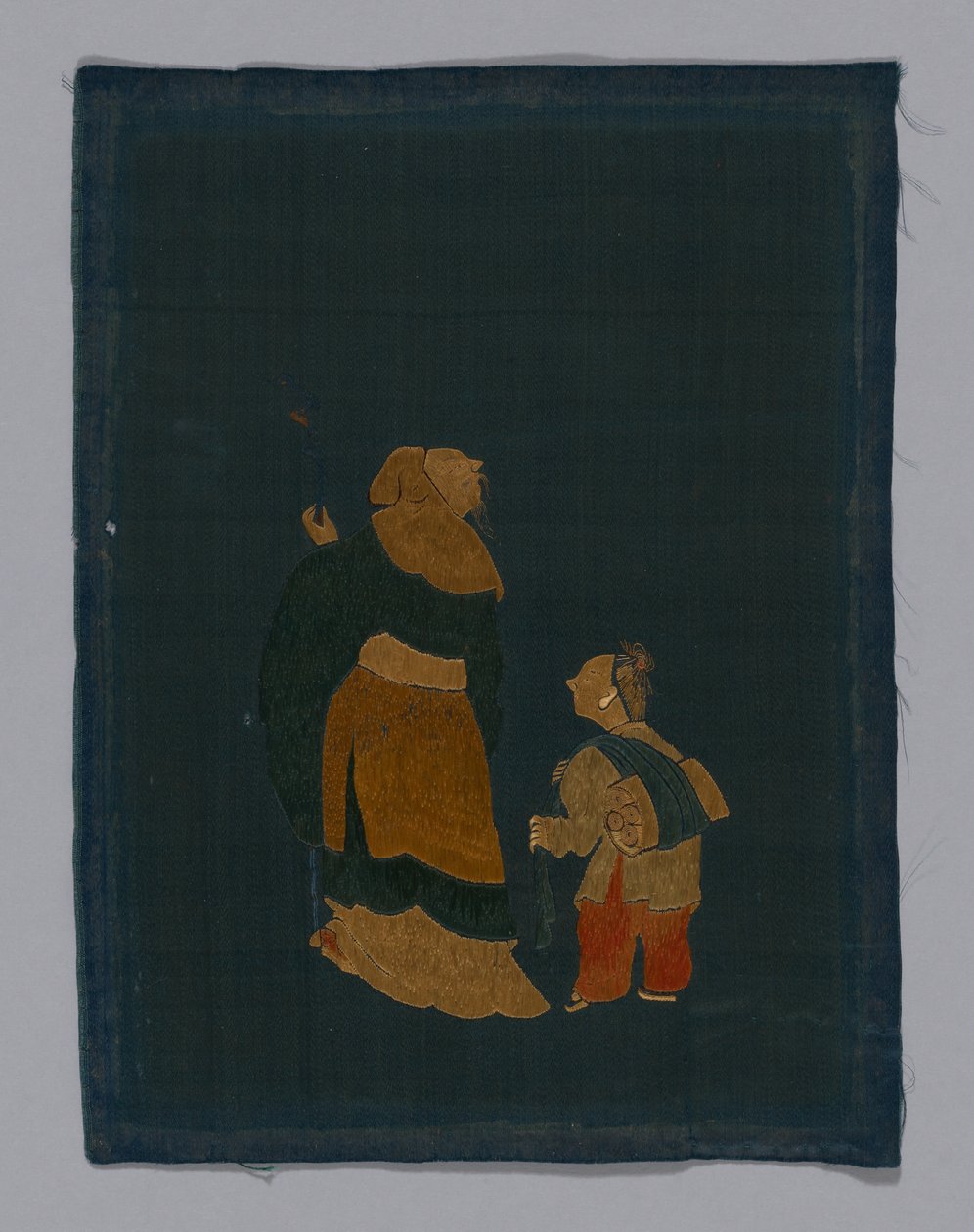 Paneel Meubelstof, China, Kangxi-periode, Qing-dynastie 1644-1911 door Unbekannt