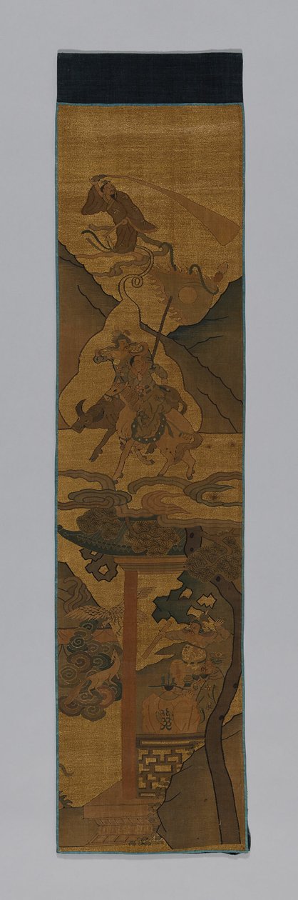 Paneel Meubelstof, China, Qing-dynastie 1644-1911 door Unbekannt