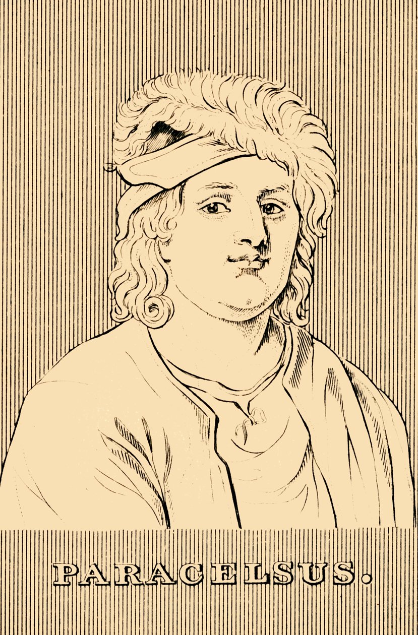 Paracelsus, 1493-1541, 1830 door Unbekannt