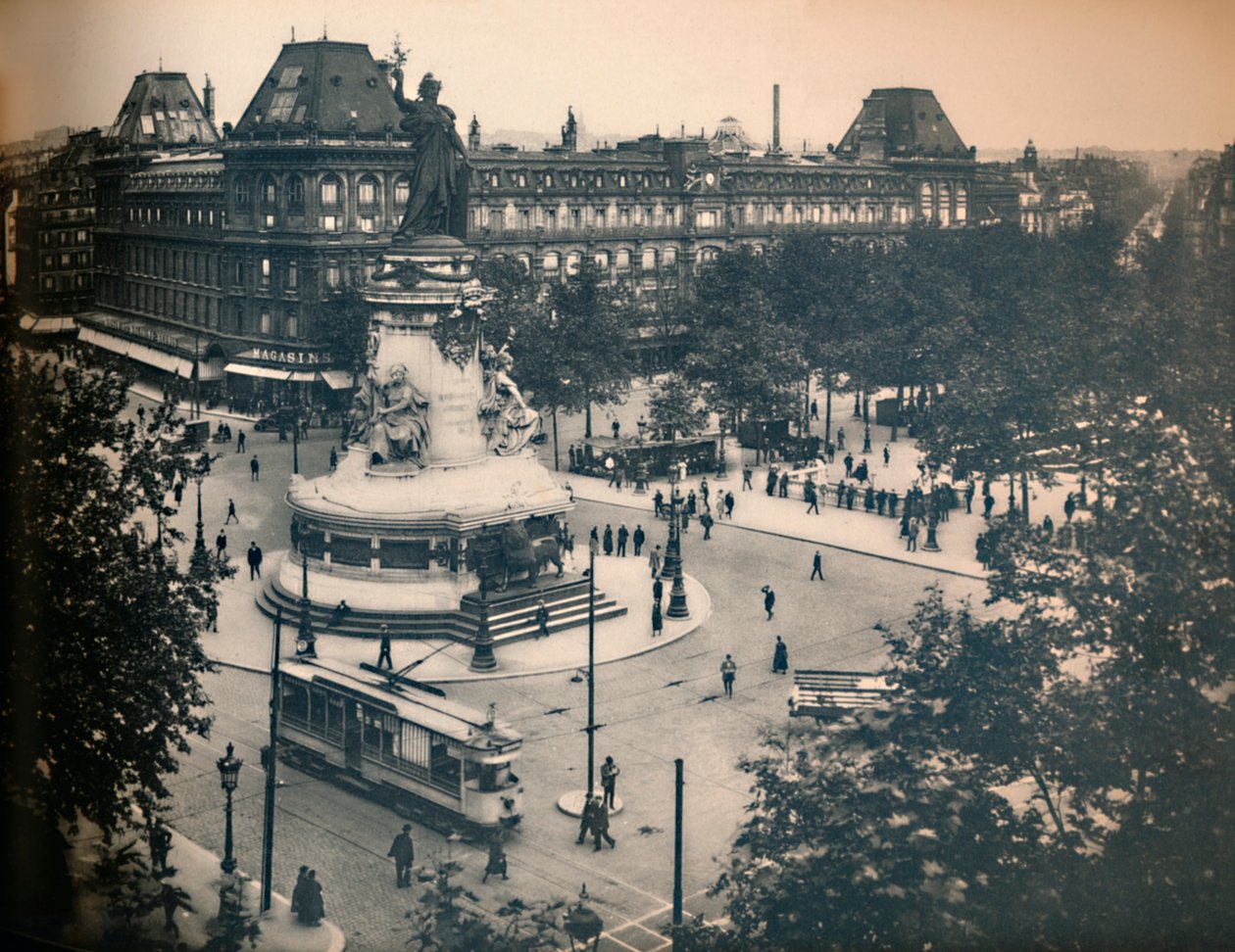 Parijs - La Place De La République - LL, ca. 1910 door Unbekannt