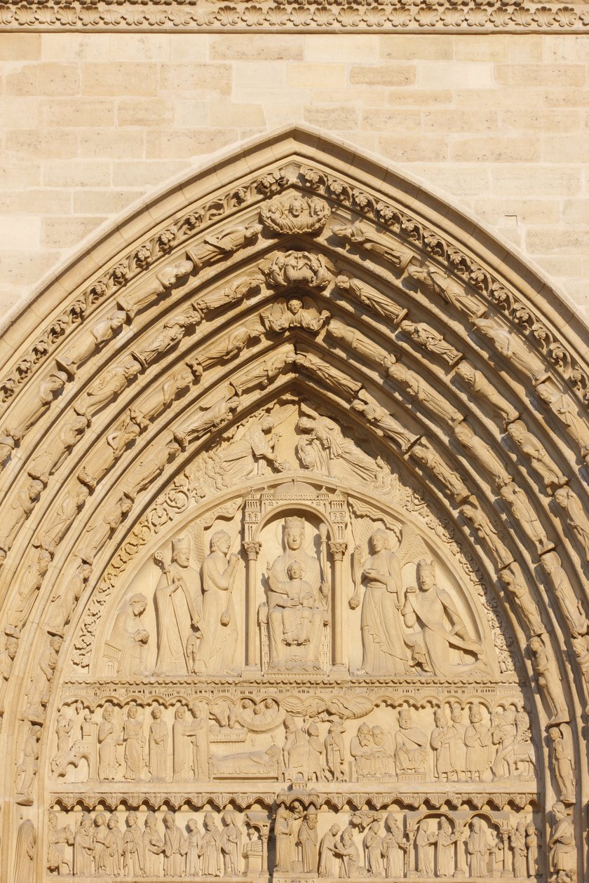 Notre Dame kathedraal westvleugel: Sint Anna