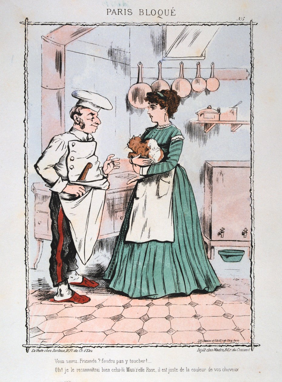 Parijs belegerd, 1870-1871 door Unbekannt