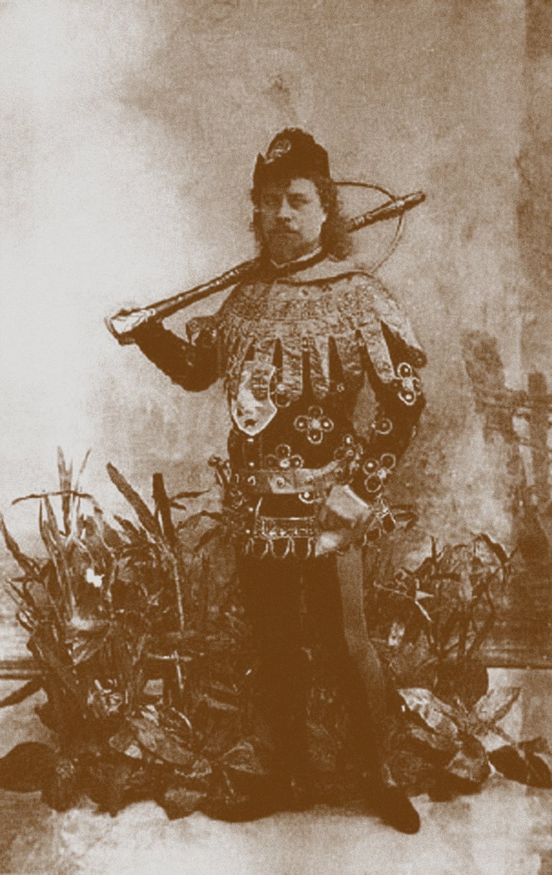Pavel Gerdt als prins Siegfried in het ballet Zwanenmeer, St. Petersburg, 1895 door Unbekannt
