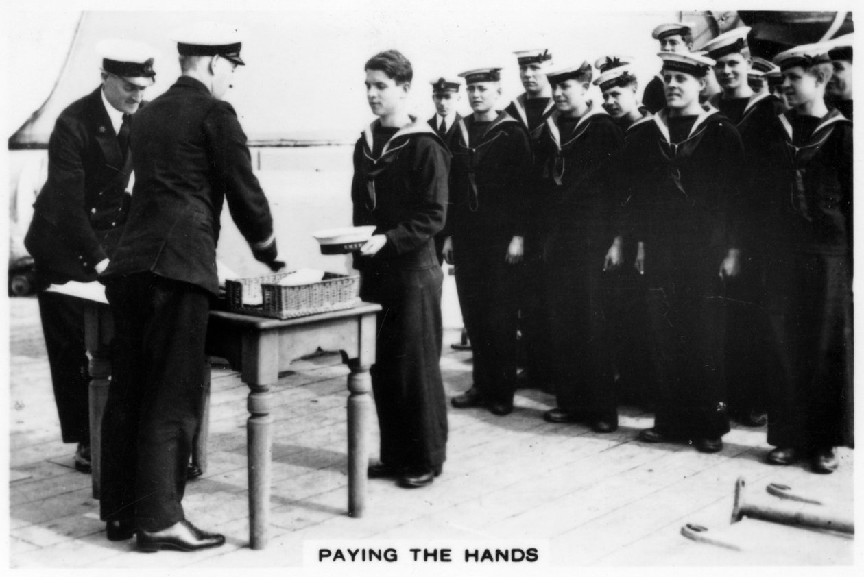 Betaling van de handen, 1937 door Unbekannt