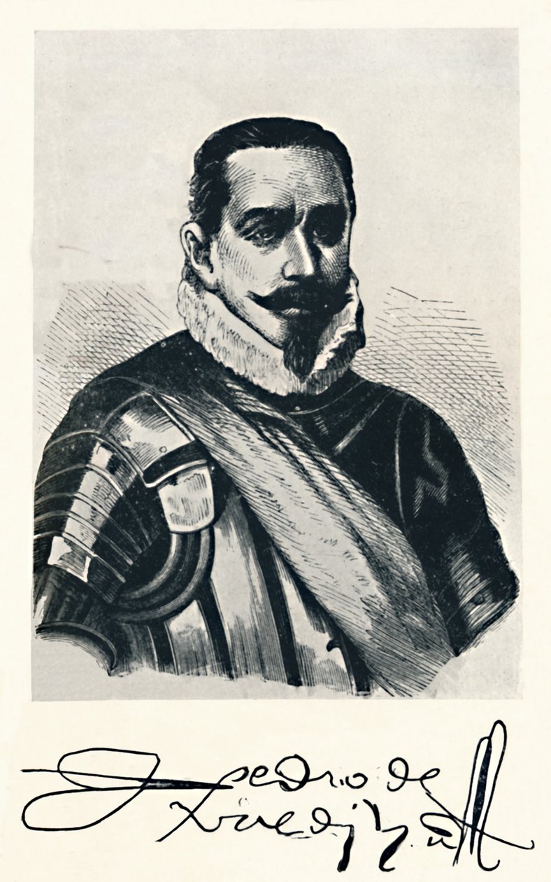 Pedro De Valdiva, ca. 1879 door Unbekannt
