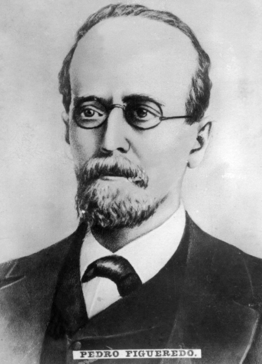 Pedro Felipe Figueredo 1818-1870, Cubaanse dichter, muzikant en vrijheidsstrijder, ca. 1910 door Unbekannt