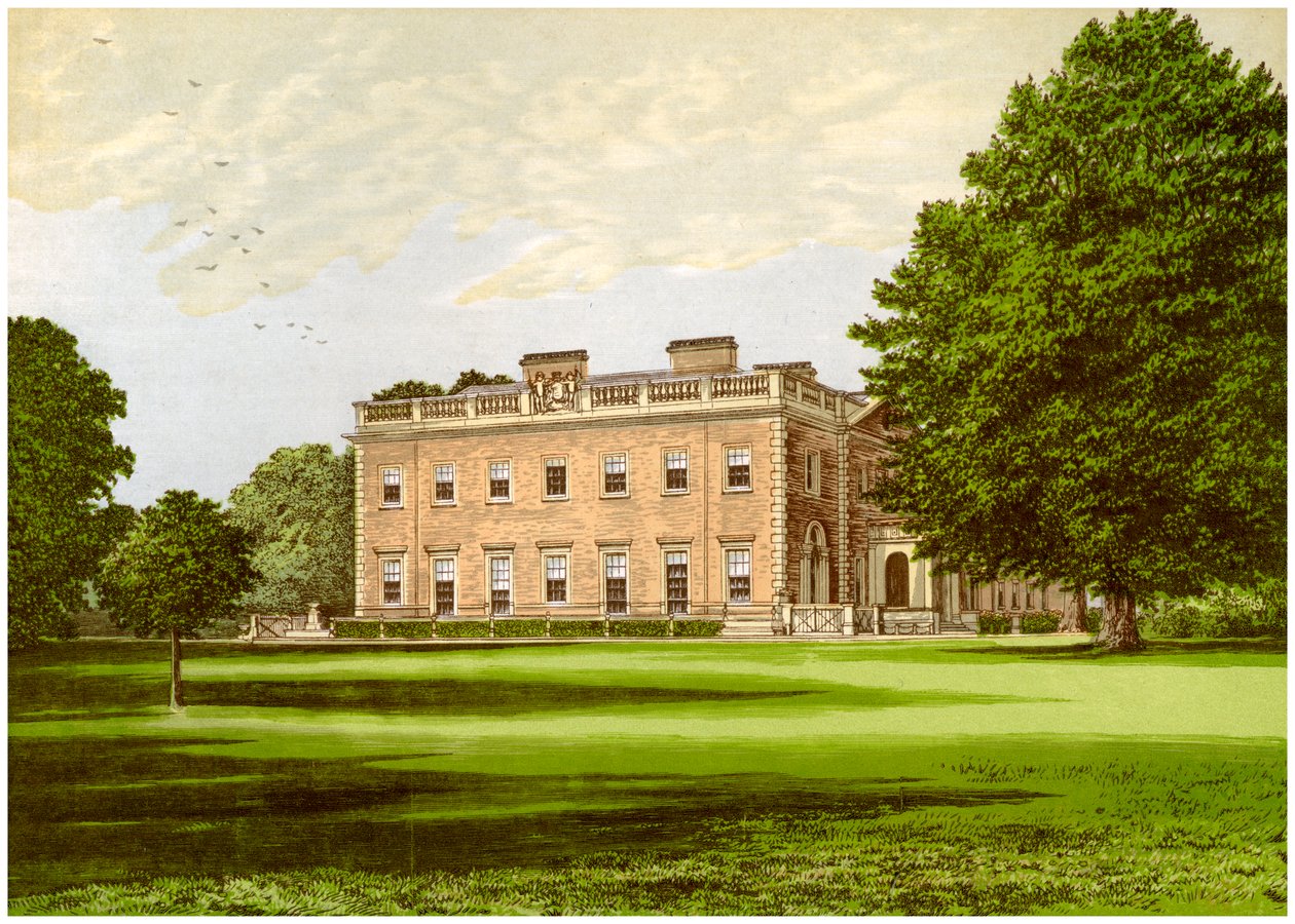 Peper Harow, Surrey, huis van Burggraaf Midleton, ca. 1880 door Unbekannt