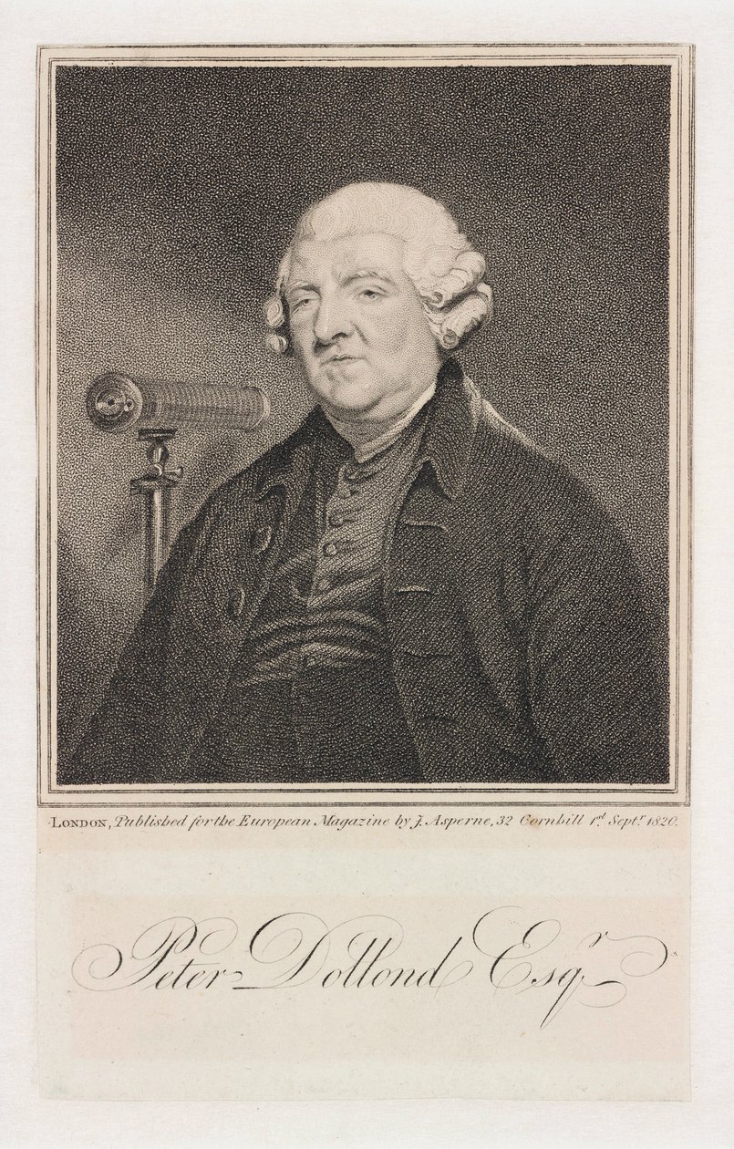 Peter Dollond, Engelse opticien, ca. 1800 door Unbekannt