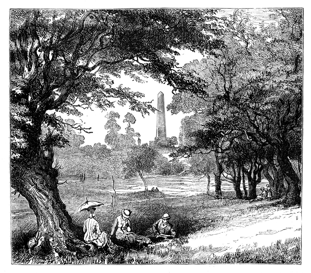 Phoenix Park, Dublin, c1888 door Unbekannt