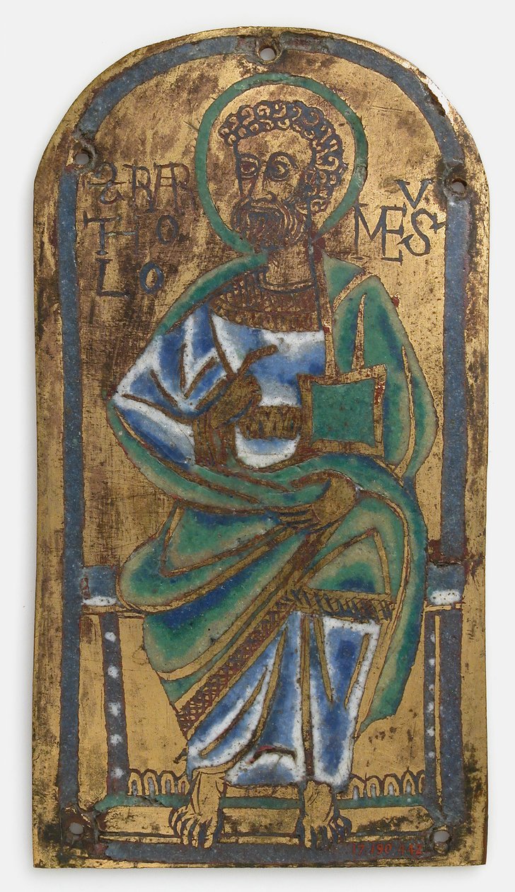 Plaquette van St. Bartholomeus door Unbekannt