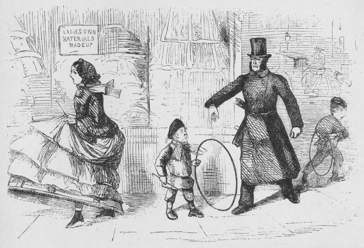 Politiecartoon in de Weekly, ca. 1859, 1938 door Unbekannt