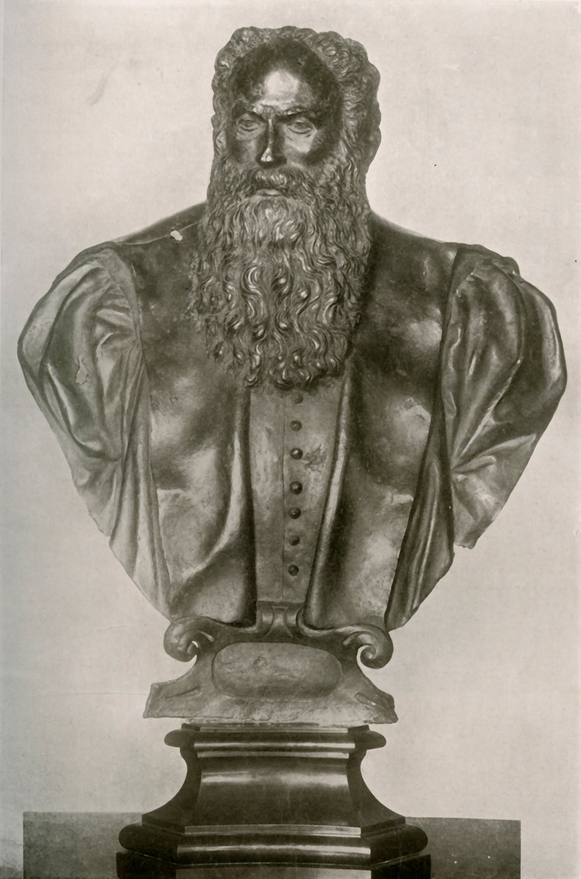 Portretbuste van Aretino in de collectie van Mr PAB Widener, Philadelphia, 1908 door Unbekannt