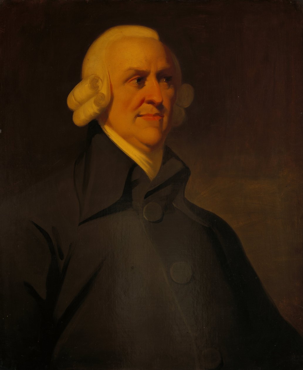 Portret van Adam Smith 1723-1790, 1795 door Unbekannt