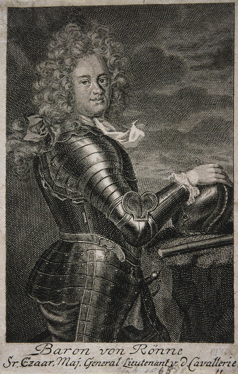 Portret van Baron Carl Ewald von Roenne door Unbekannt