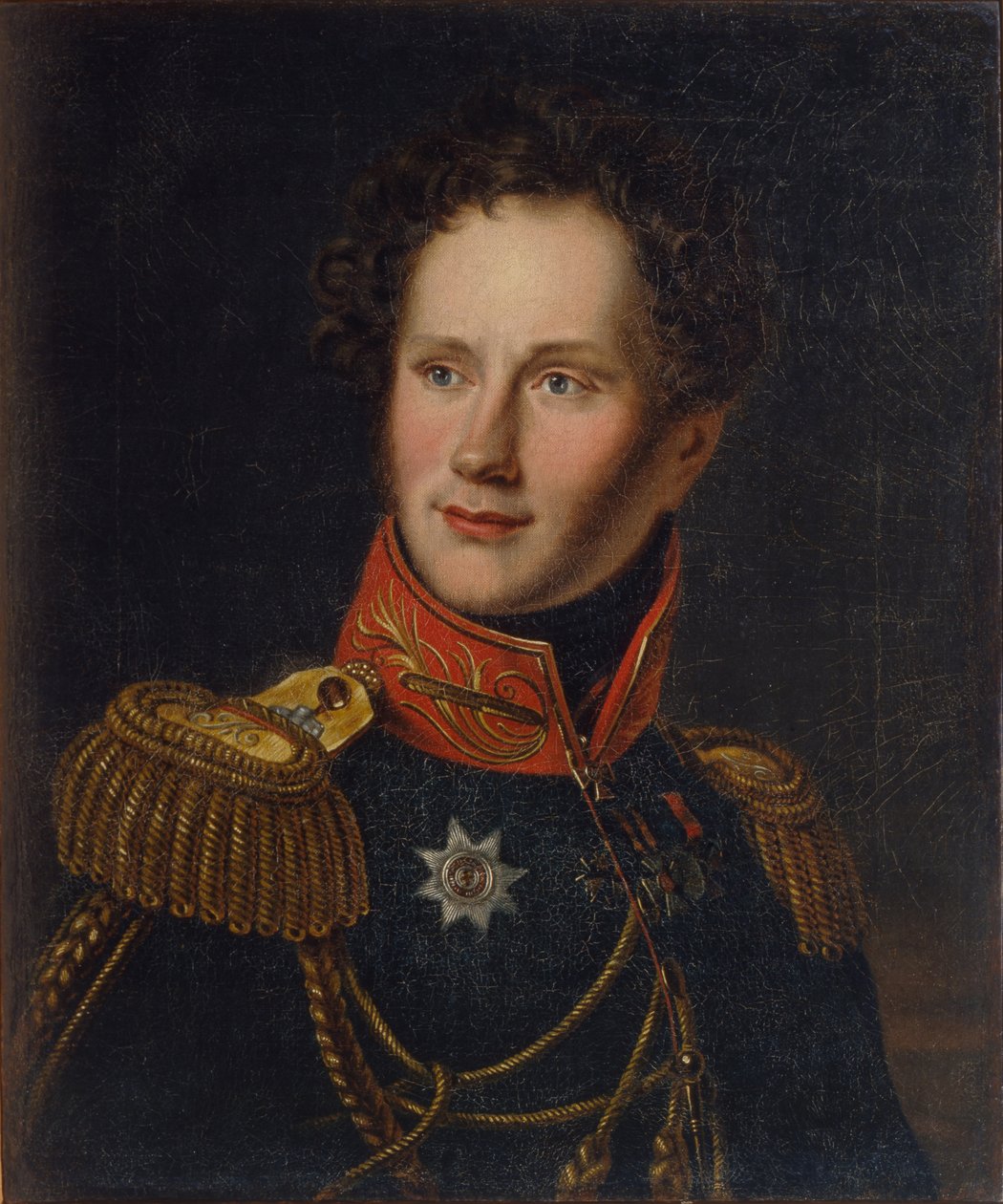 Portret van graaf Alexey Fyodorovich Orlov, 1787-1862, ca. 1810 door Unbekannt