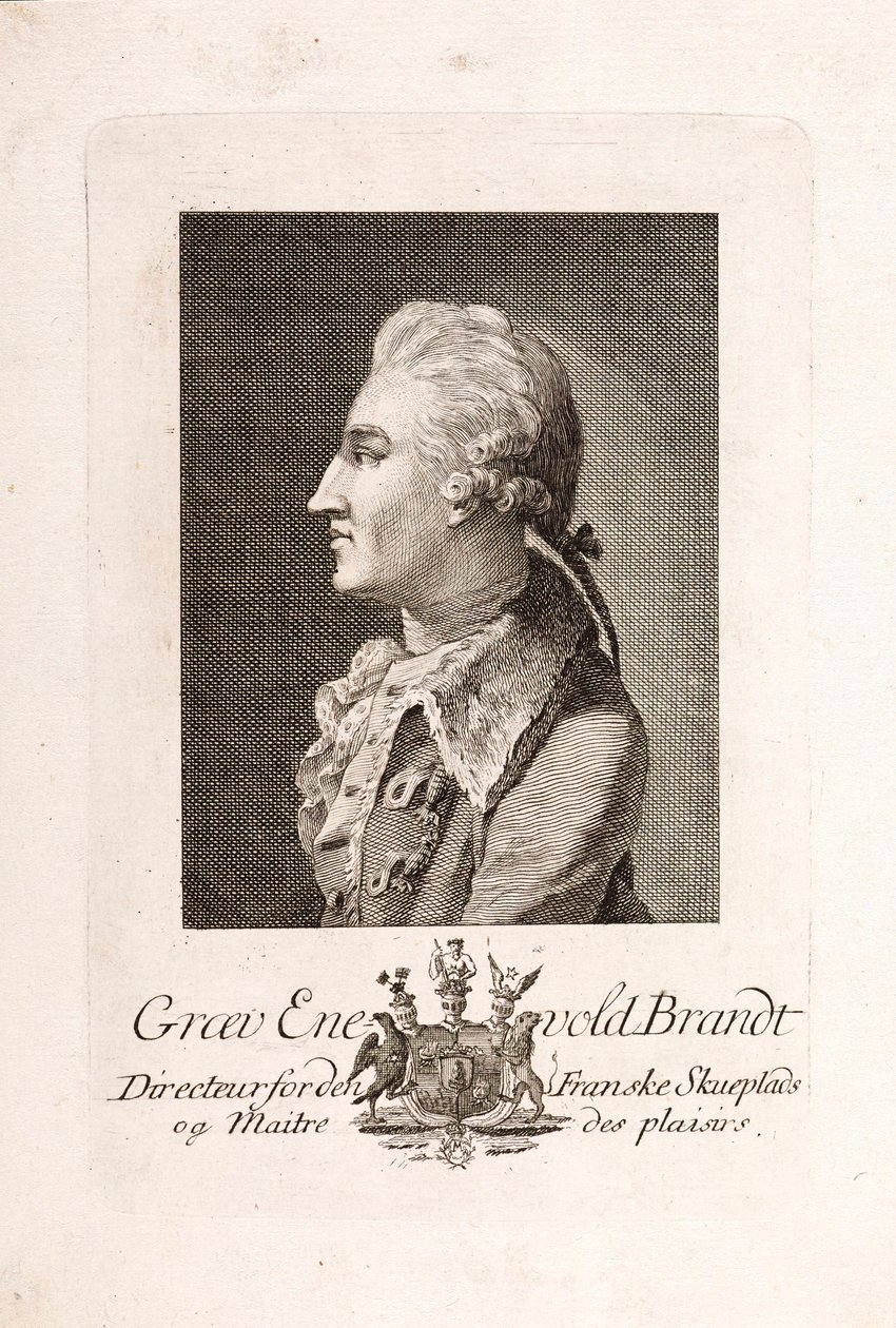 Portret van Graaf Enevold Brandt door Unbekannt