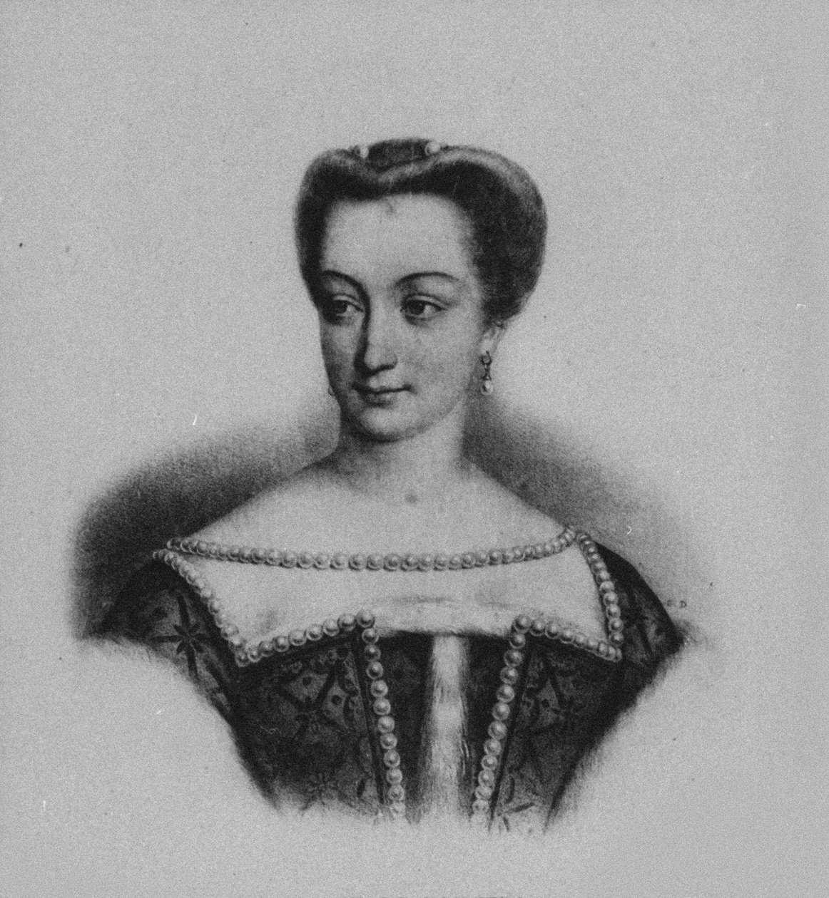 Portret van Diane de Poitiers door Unbekannt