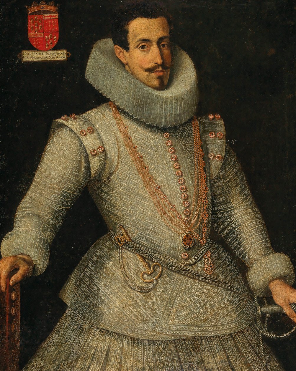 Portret van Dom Manuel de Moura Corte-Real, 2e Markies van Castel Rodrigo door Unbekannt