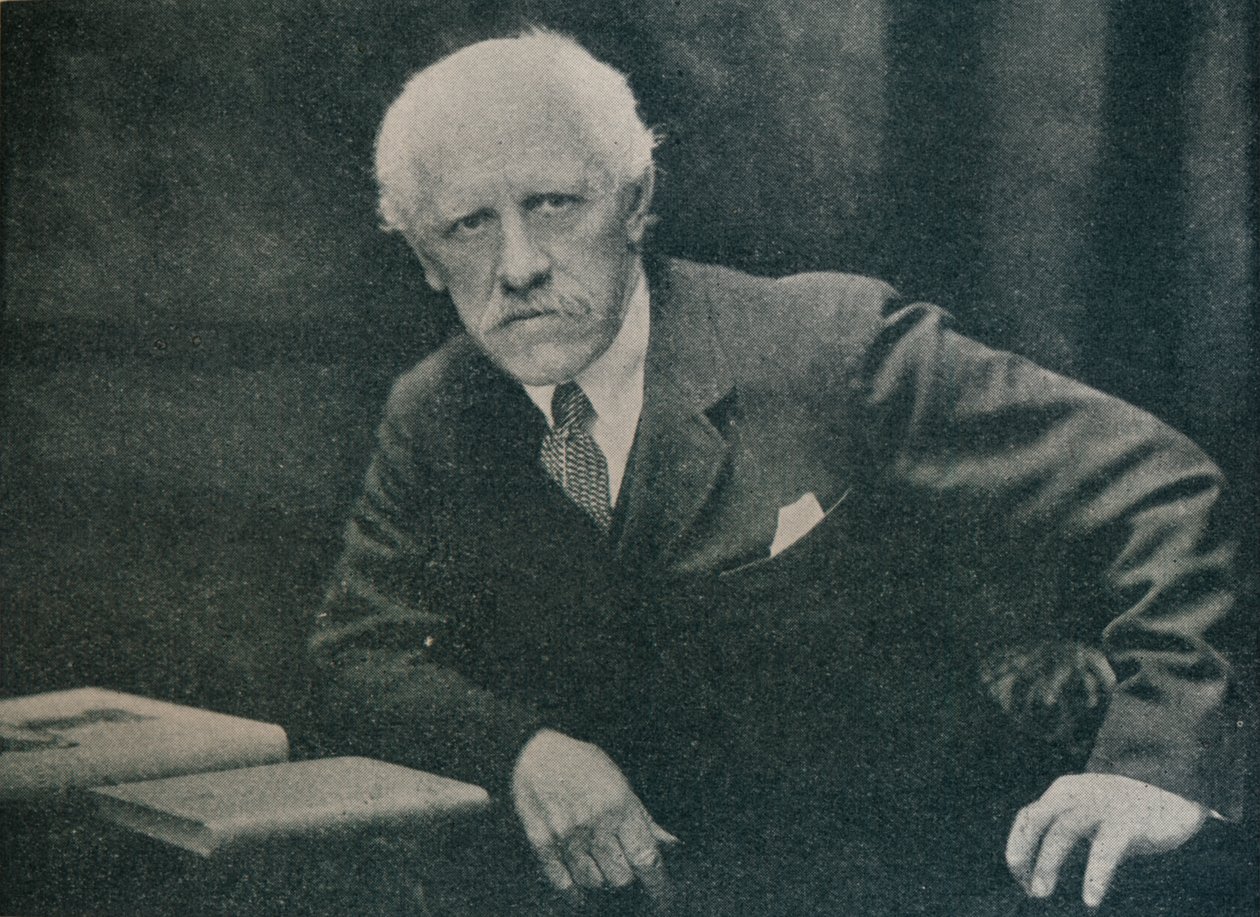 Portret van Dr. Fridtjof Nansen, ca. 1920 door Unbekannt