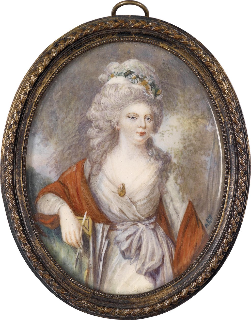 Portret van Keizerin Maria Feodorovna Sophie Dorothea van Württemberg 1759-1828, begin 19e eeuw door Unbekannt
