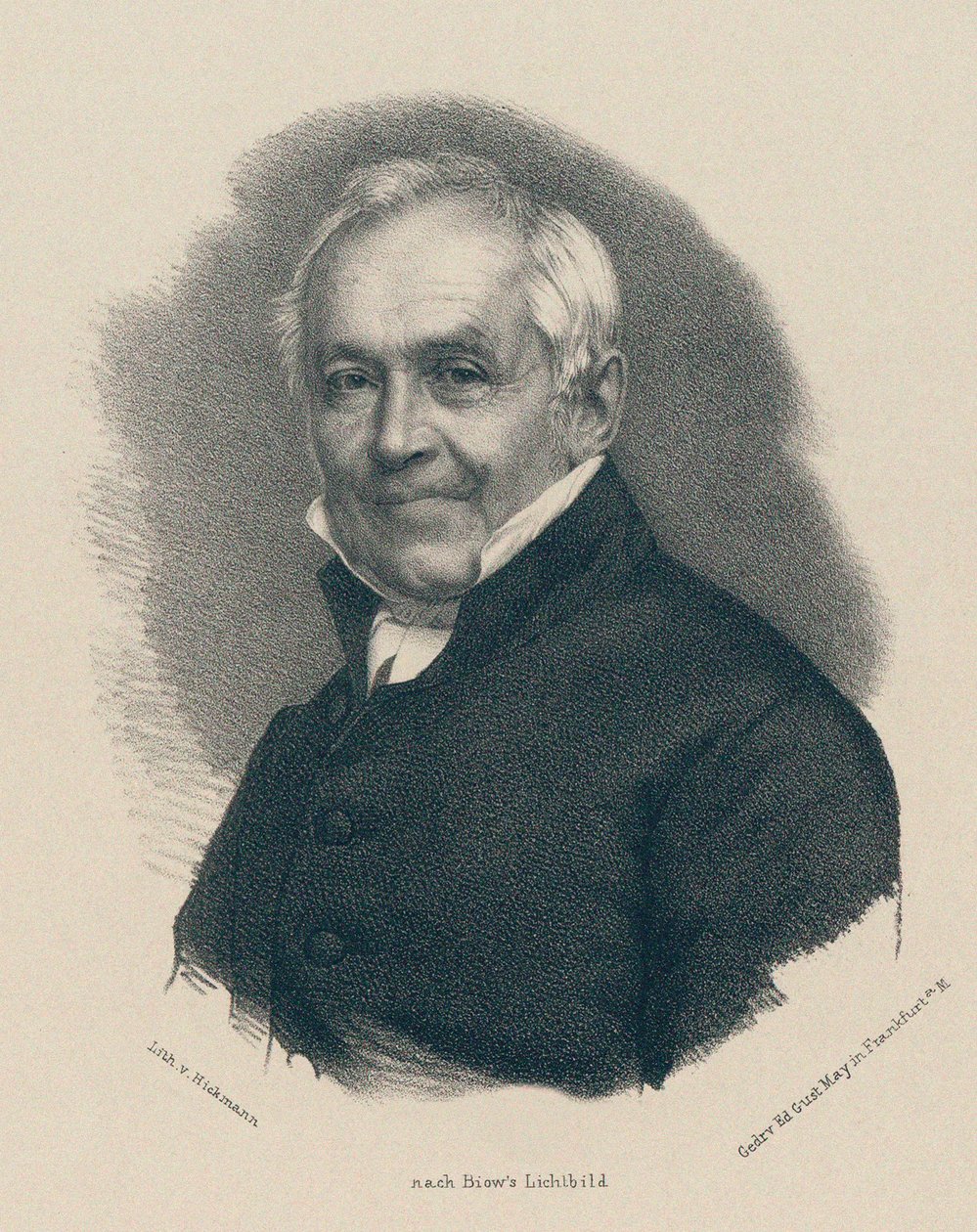 Portret van Ernst Moritz Arndt 1769-1860 door Unbekannt