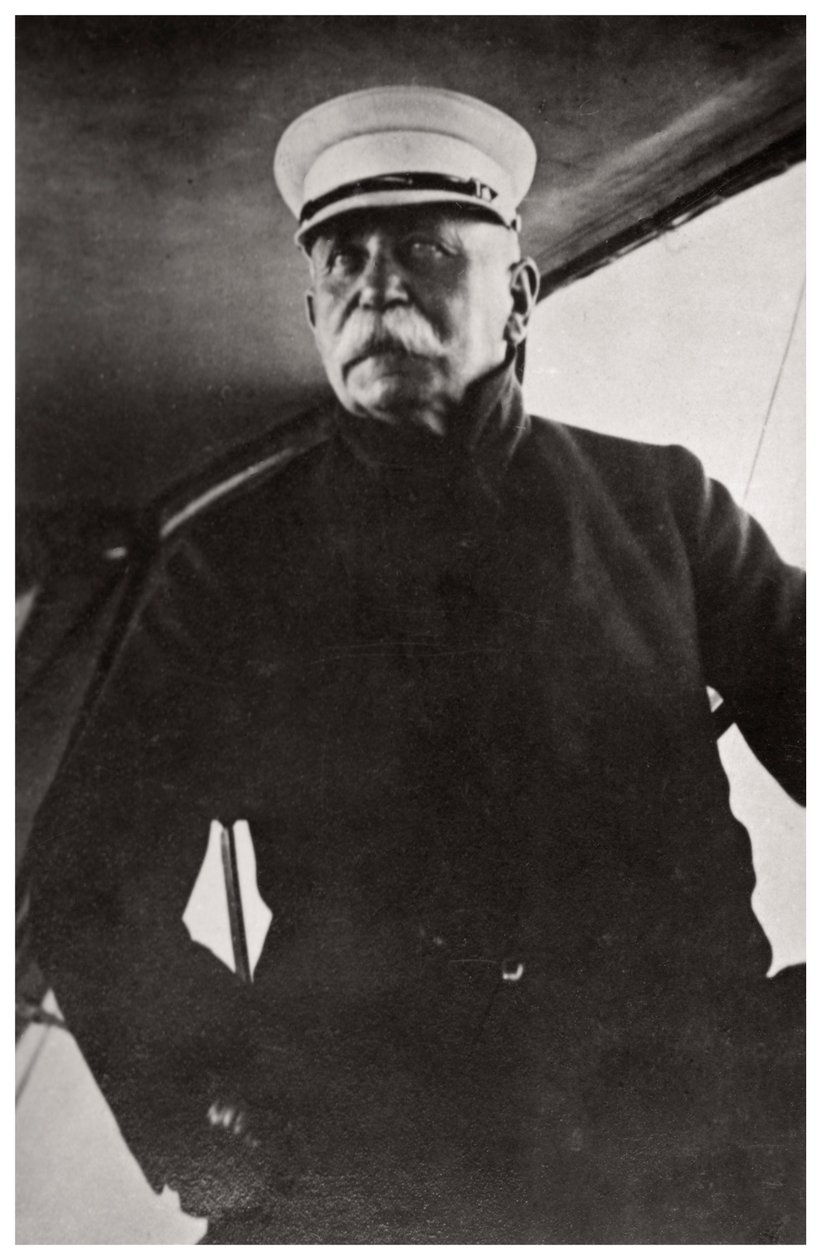 Portret van Ferdinand, Graaf von Zeppelin, vroege 20e eeuw 1933 door Unbekannt