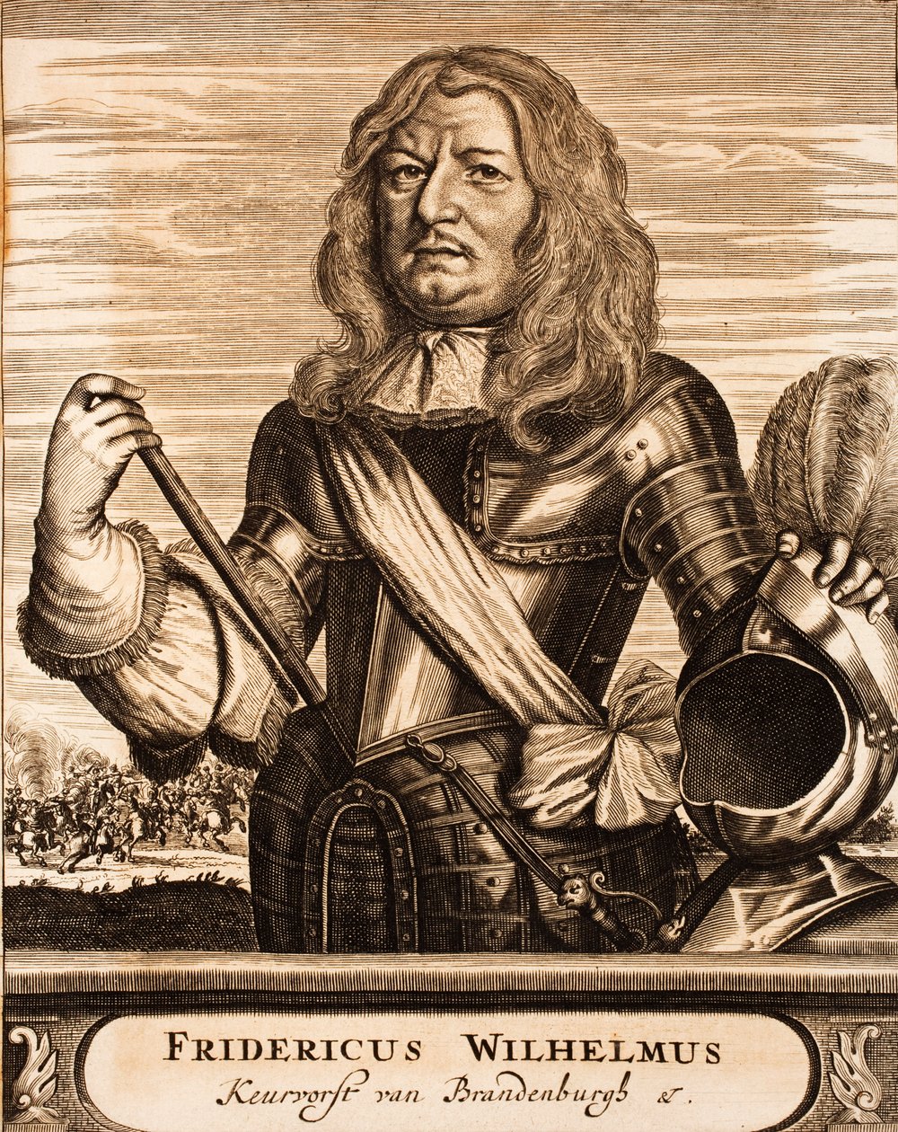 Portret van Frederik Willem, keurvorst van Brandenburg, hertog van Pruisen, 1675 door Unbekannt