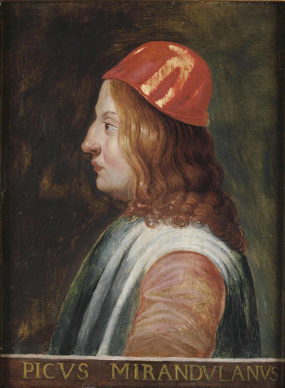 Portret van Giovanni Pico della Mirandola, c. 1660 door Unbekannt