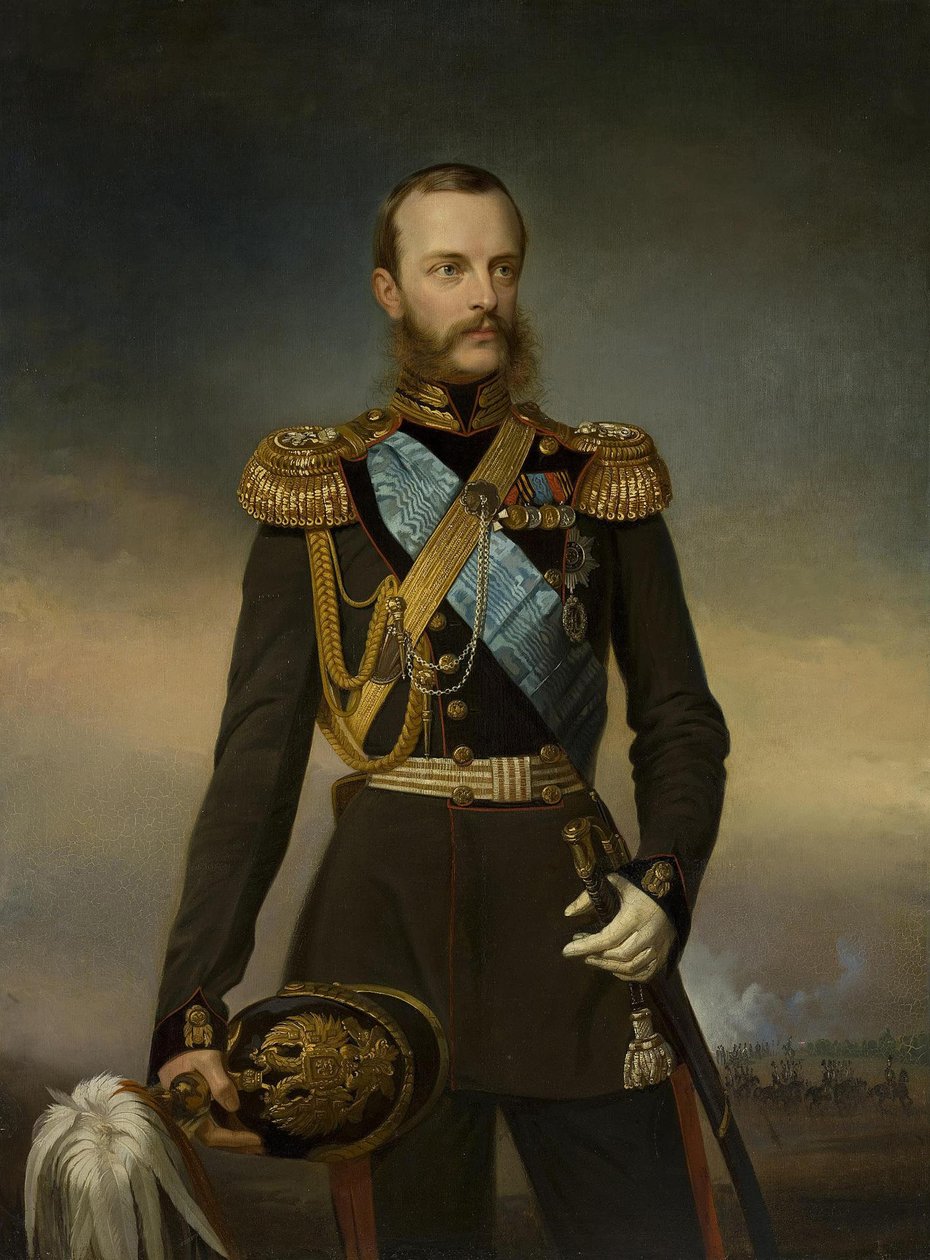 Portret van Groothertog Michael Nikolaevich van Rusland 1832-1909, begin 1860s door Unbekannt