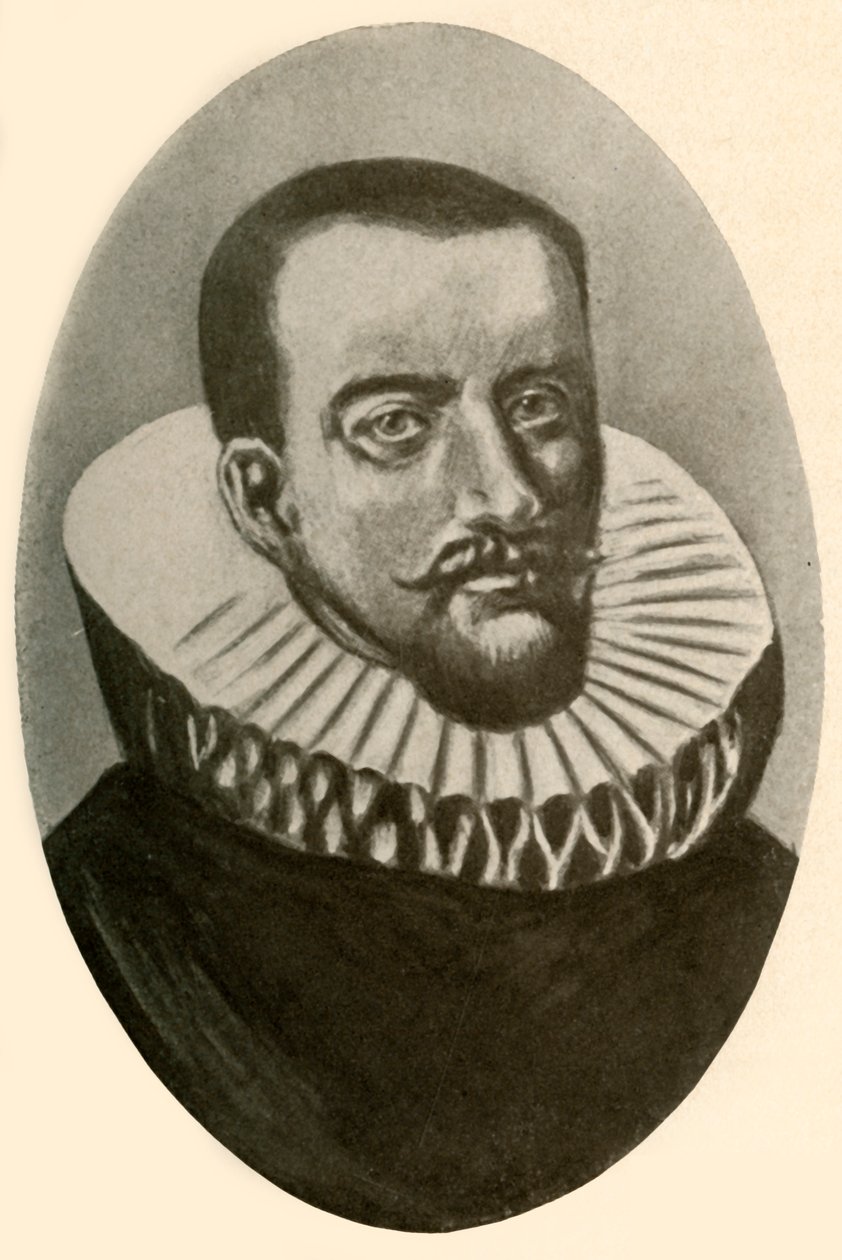 Portret van Henry Hudson, Engelse navigator door Unbekannt