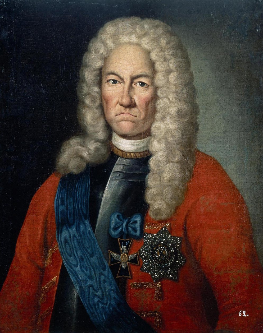 Portret van Jacob Daniel Bruce 1669-1735, eerste derde van de 18e eeuw door Unbekannt