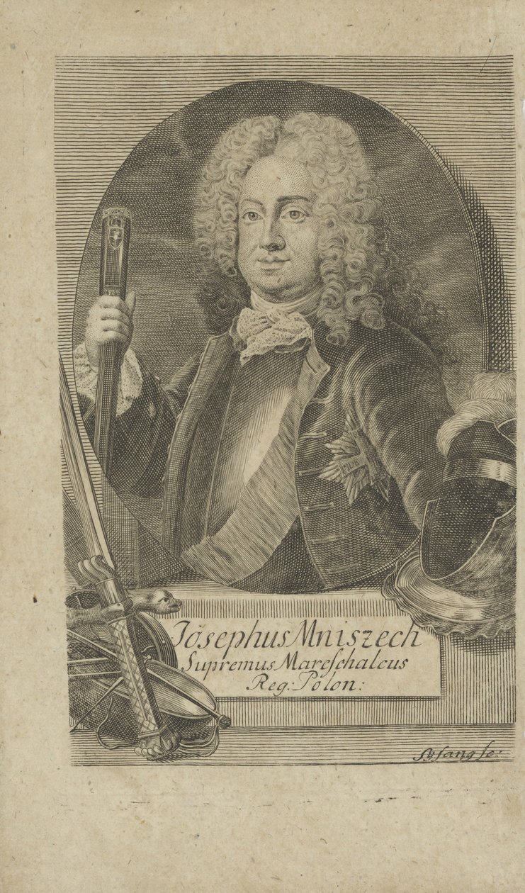 Portret van Jozef Wandalin Mniszech 1670-1747, voor 1734 door Unbekannt