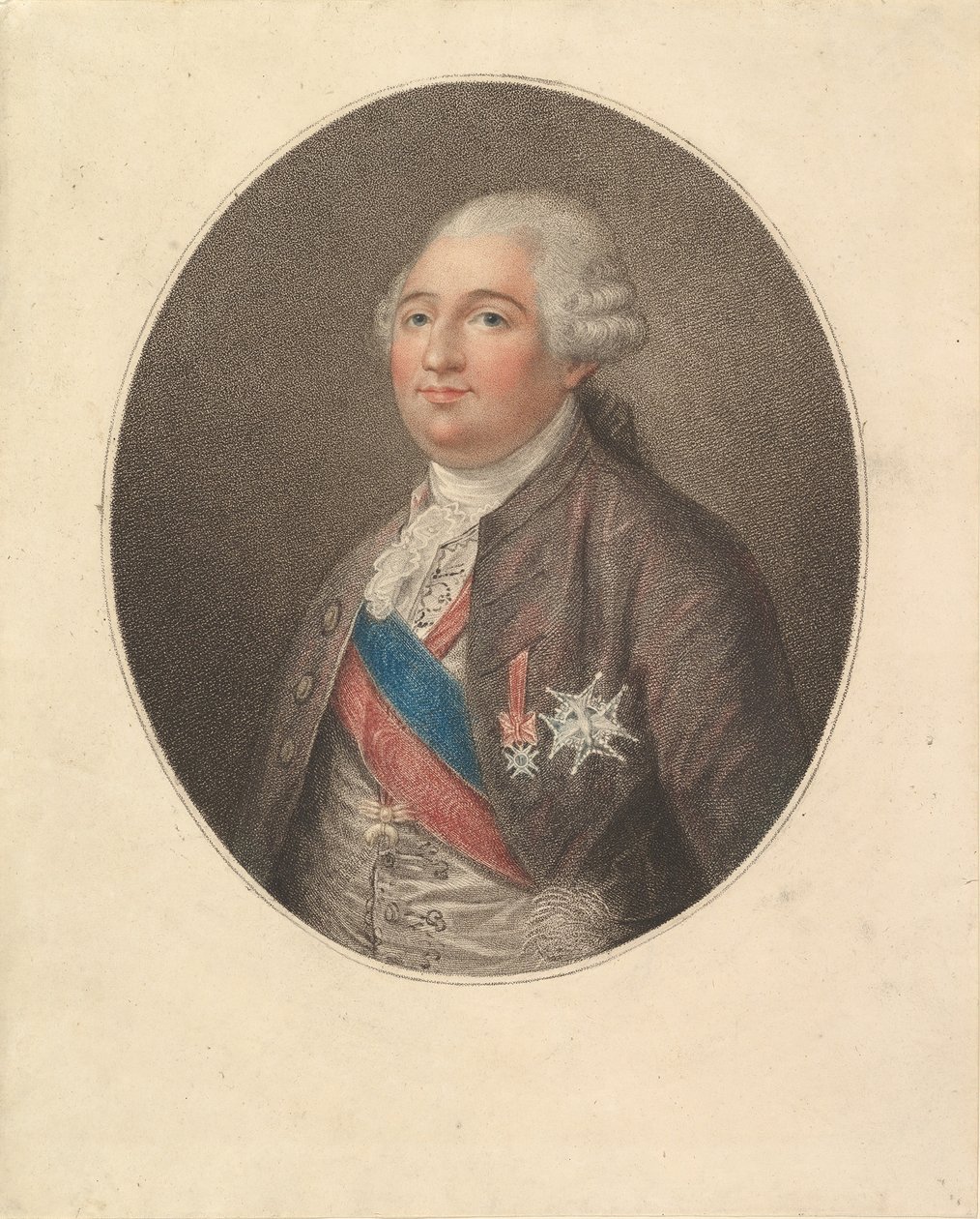 Portret van Lodewijk XVI, laat 18e eeuw door Unbekannt