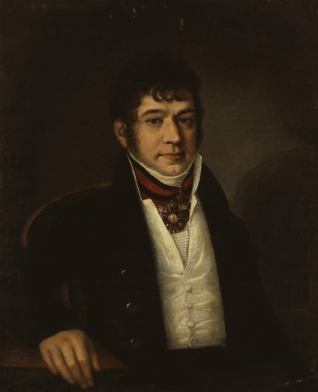 Portret van Platon Bogdanovich Ogarev door Unbekannt