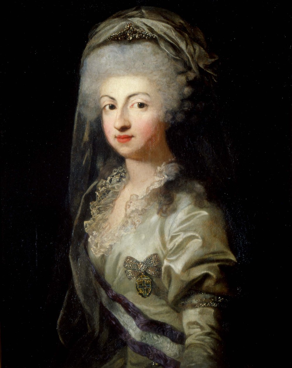 Portret van Prinses Carolina Maria Teresa Giuseppa van Parma 1770-1804, Eind 18e eeuw door Unbekannt