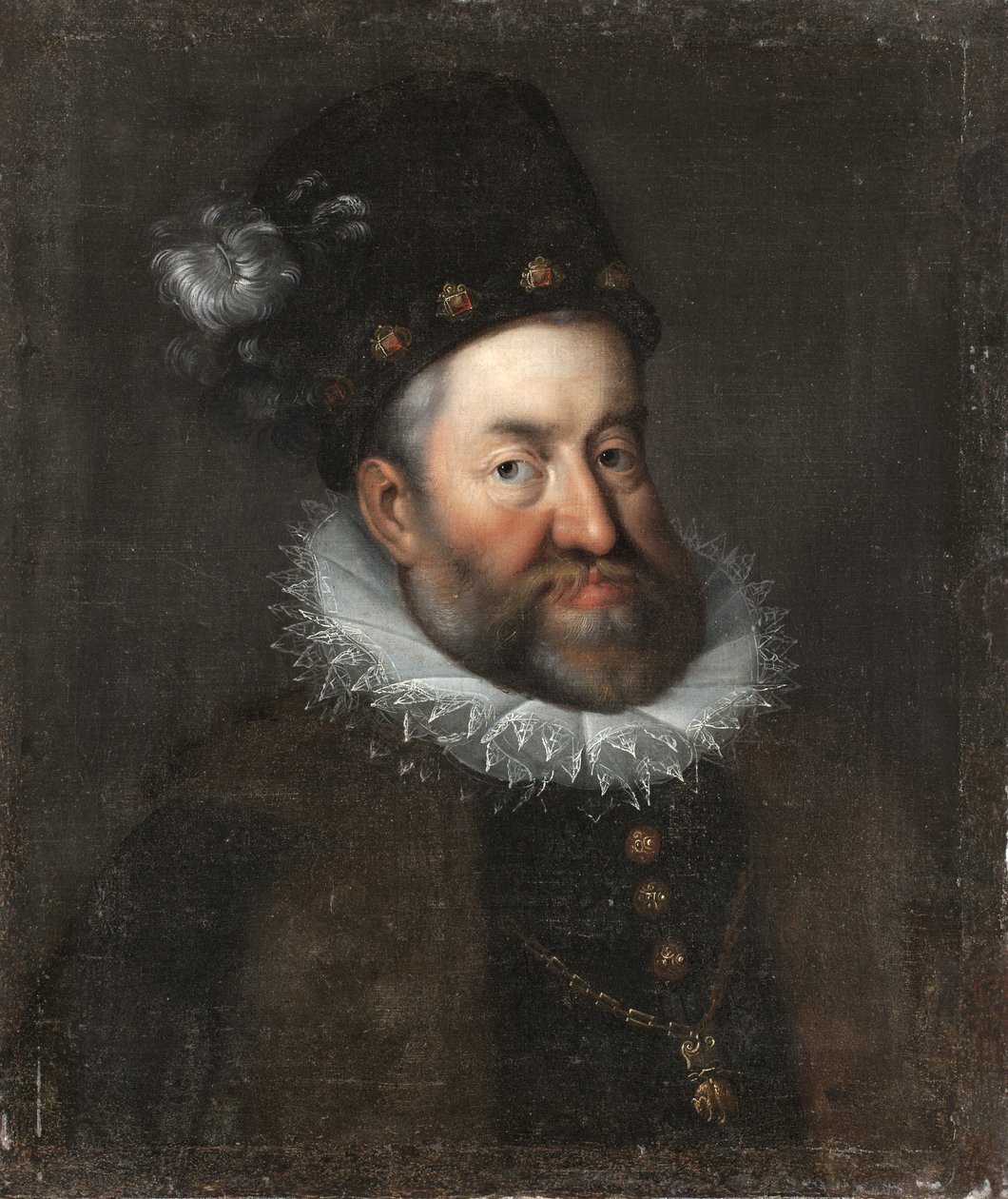 Portret van Rudolf II van Oostenrijk, Heilige Roomse Keizer door Unbekannt