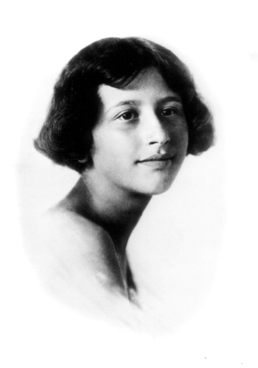 Portret van Simone Weil door Unbekannt