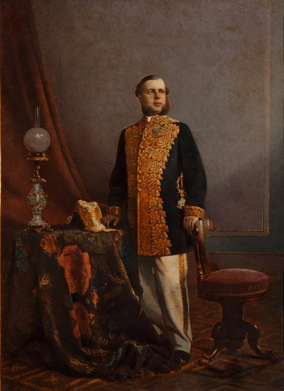 Portret van Vasily Yuryevich Poznansky door Unbekannt